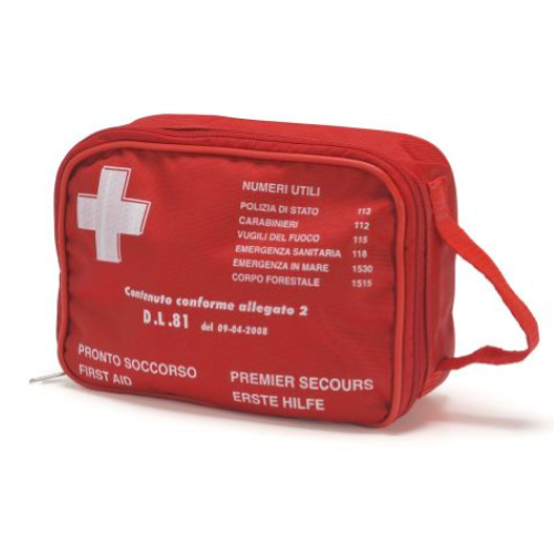 BORSA NYLON ROSSA EUROBAG C all. 2 BASE FINO A 2 DIPENDENTI