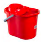 SECCHIO OVALE CON STRIZZATORE 15 LT Z700028