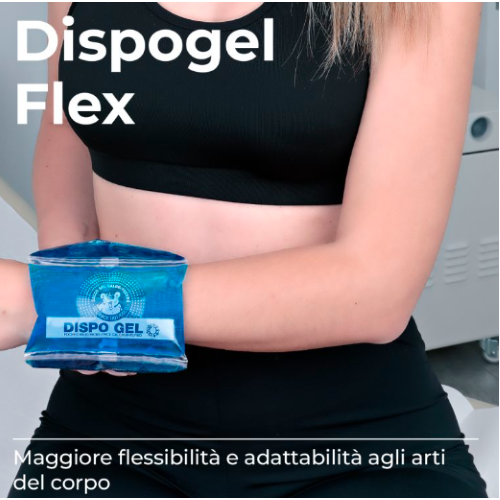 GHIACCIO GEL DISPOGEL FLEX Cm: 3 celle da 11x8 (11x24 cm totale) SG243DISPOGEL