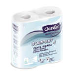CARTA IGIENICA 4 ROTOLI COMPACT 4 CLASSEUR