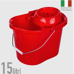 SECCHIO IN PLASTICA CON STRIZZATORE CAPACITA 15 LITRI SEC04333A