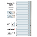 INTERCALARE NOTAMI A4 pp GRIGIO  A-Z 2030021