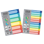 INTERCALARE NOTAMI A4 CARTONCINO COLOR 6 TASTI 2030025