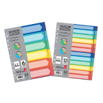 INTERCALARE NOTAMI A4 CARTONCINO COLORATO 12 TASTI 2030027  