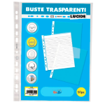 BUSTA pp f. UNIVERSALE 22x30 MEDIO LISCIA Red In Blu pz.50 2020592