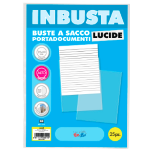 BUSTA pp IN BUSTA  a u 22x30 PESANTE LISCIA  Red In Blu pz.25 2020595