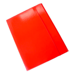 CARTELLINA Office Line PROTOCOLLO 3 LEMBI CON ELASTICO ROSSO LUCIDA cm. 26x34 2050037.RO (ORD.MINIMO 10 PZ)