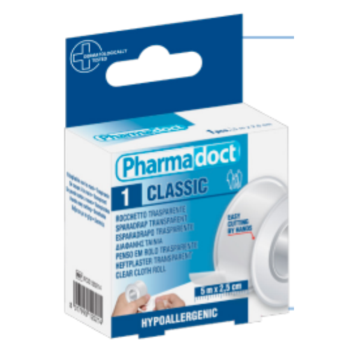 ROCCHETTO CEROTTO IN PE TRASPARENTE (cm 2,5 x 5 mt)  ART 120214