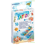 CEROTTI TATTOO FANTASY 16 pz formato medio "tattoo effect" ( 10 pz - 6x2 cm e  6 pz - 7x3,8 cm) 112264