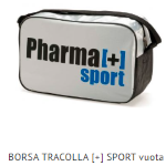 BORSA TRACOLLA VUOTA PHARMA[+]SPORT - vuoto cm 24,5x15x40