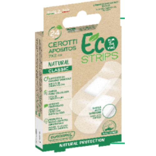 CEROTTI ECO STRIPS MEDI CM 7X2 24 PZ  in supporto compostabile ART 0881676