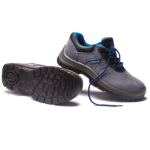 SCARPA A63 BASSA RAME S1P PELLE SCAM. GRIGIA C/PUNTALE  E LAMINA