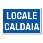 CARTELLO INFORMAZIONE LOCALE CALDAIA 3171 300x200 Alluminio spess. 0,5 mm 