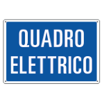 CARTELLO INFORMAZIONE QUADRO ELETTRICO 3197 300x200 Alluminio spess. 0,5 mm