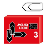 FERMAGLI ZINCATI LEONE  n.3 pz.100  2100035