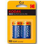 BATTERIE KODAK MAX ALKALINE 1/2 TORCIA TIPO C PZ.2 7003019 KB0350