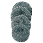 PAGLIETTA DI RETE METALLICA ZINCATA ABRASIVA e PAL.030 SET 10  PEZZI GR 30