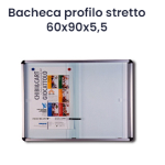 BACHECA SCRIVIBILE E MAGNETICA 60x90x5,5 B/24M 2450002