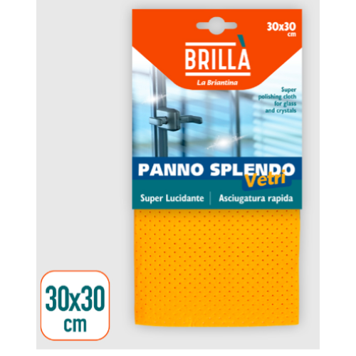 PANNO VETRO SPLENDO 30X30 CM MICROFORATO PAN01830A