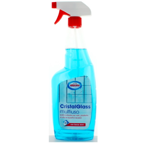 DETERGENTE CRISTAL GLASS VETRI MULTIUSO C/ TRIGGER 750 ML101065111192