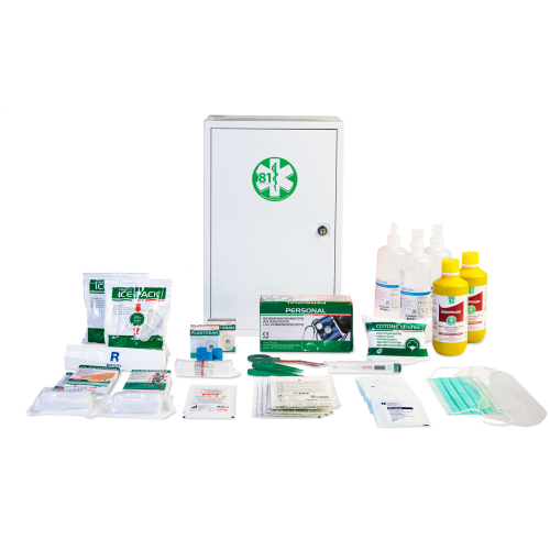 102/M ARMADIETTO DI  METALLO ALL. 1 contenuto base DA 3 LAVORATORI