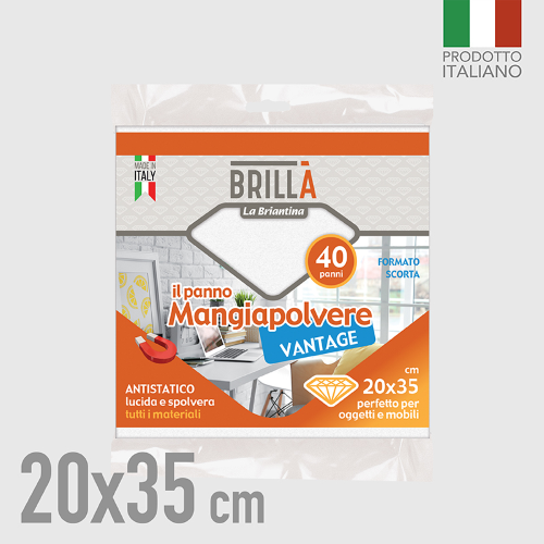 PANNI MANGIAPOLVERE VANTAGE 20X35 40PZ PAN01916A