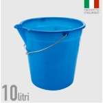 SECCHIO LT 10 BLU CON BECCO IN POLIETILENE SEC04897A