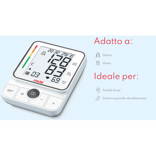 MISURATORE DI PRESSIONE AUTOMATICO MEDEL CLIP & GO CON BRACCIALE EASY CLIP 95256 GARANZIA 5 ANNI