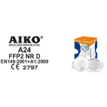 MASCHERINA A24 FFP2 NR D per polveri e aerosol a media nocività