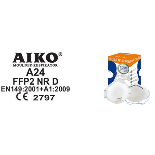 MASCHERINA A24 FFP2 NR D per polveri e aerosol a media nocività