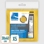 PANNI MULTIUSO SOFFICE GIALLI 38X40 CM 5 PZ PAN03653A