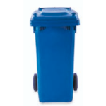 CONTENITORE "MAX" CON COPERCHIO E RUOTE lt.120 BLU PSV28HD3/BL