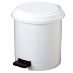 PATTUMIERA A PEDALE RUF - PPL - 3 L - diametro 17,5 cm - altezza 21 cm - bianco - Medial 70999