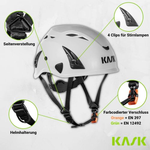CASCO EMERGENZA KASK  AQ HI VIZ  BIANCO