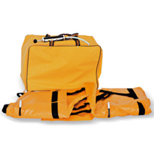 Set 3 steccobende a depressione a canali separati, con pompa e borsa trasporto