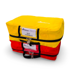 BORSETTA / ASTUCCIO SACCA M3 SERIES PER SOMMINISTRAZIONE FARMACI - 31,5x20xh.20cm - giallo/rosso