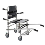 SEDIA PORTANTINA CON SEDUTA RIGIDA 4 RUOTE E 6 MANIGLIE