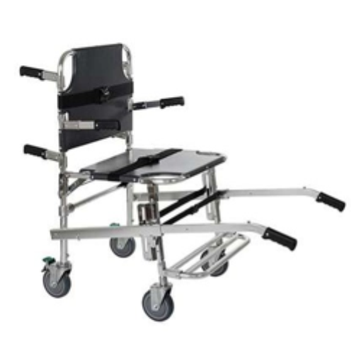 SEDIA PORTANTINA CON SEDUTA RIGIDA 4 RUOTE E 6 MANIGLIE