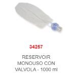 RESERVOIR MONOUSO CON VALVOLA - 1000 ml