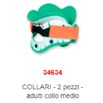 COLLARI - 2 pezzi - adulti collo medio IN POLIETILENE (Farmadati):903163259