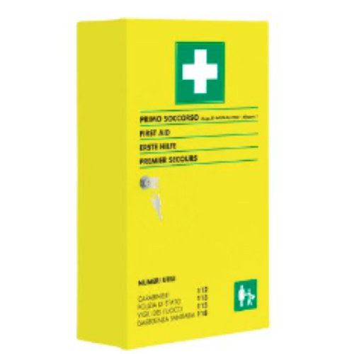 ARMADIETTO GIALLO FLUO  SCHOOLFLUO AB All. 1 D.M. 388/2003 Gruppo AB OLTRE 2 DIP + MAGGIORAZIONE COMPARTO SCUOLA