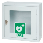 TECA  METALLO DEFIBILLATORE DA INTERNO  MOD ELITE C/ANTA IN PLEXIGLASS cm cm 42,5x45,2x16 200170/DEF040