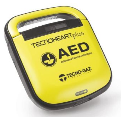 DEFIBRILLATORE AED SEMIAUTOMATICO TECNOHEART PLUS