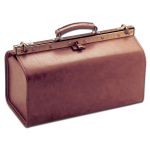 BORSA "GRANDE POLUS SKAY" - cognac