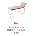 LETTINO VISITA MEDICA - verniciato - grigio 27402