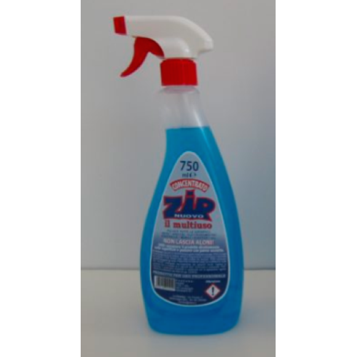 DETERGENTE ZIP MULTIUSO VETRI 750 ML C/TRIGGER            