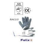 GUANTI RACCO G106 Nylon-Nitrile GRIGI TG 8