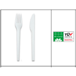 BIS (Forchetta + Coltello + Tovagliolo) Cod  FBIO01 COMPOSTABILE