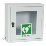 TECA METALLO PER DEFIBRILLATORE DA INTERNO MOD VISIO DB  C/ALLARME 425x425x180 mm DEF040LA