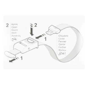 LACCIO EMOSTATICO FAST -  rosso ART 25727 40,5 cm